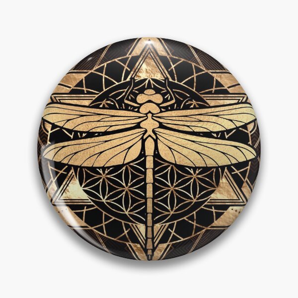 Item preview, Dragonfly Geometric Love Vintage  designed and sold by Jackchann.
