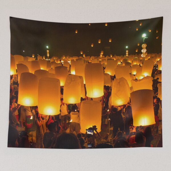 Artikelvorschau, Panorama, Breitbilddrucke, Wandteppiche, Wandteppiche, Überwurfdecken, Bettdecken, Bettbezüge, Duschvorhänge, Heißluftballon-Wandkunst, Naturszene entworfen und verkauft von eyesight4vision.