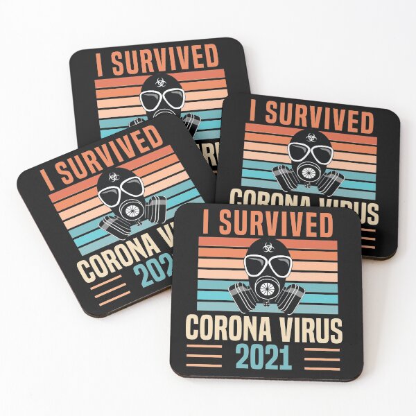 Item preview, I Survived Corona Virus 2021 designed and sold by Color-Sparkle.