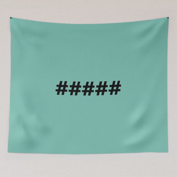 Item preview, Hash tag print item designed and sold by Signaturestudio.