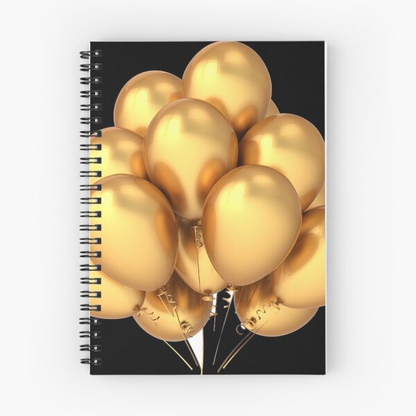 Item preview, gold balloons illustration, Balloon Gold illustration , Gold balloon designed and sold by Wagarabdallah.
