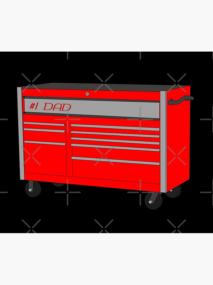 Women Tool Box (Red & Gray) Sticker for Sale by SquirrelPants87