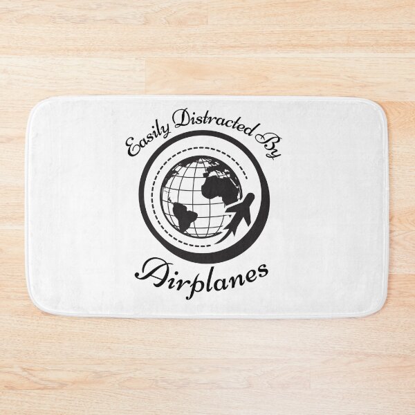 Item preview, Easily Distracted By Airplanes designed and sold by Chanchane Store.