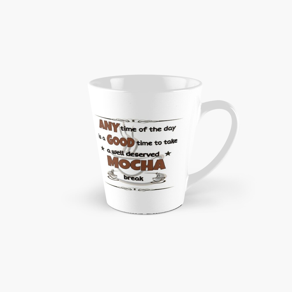 Funny Coffee Slogan. A Good Time To Take A Espresso Break  Coffee Mug for  Sale by GraceRhymesMugs