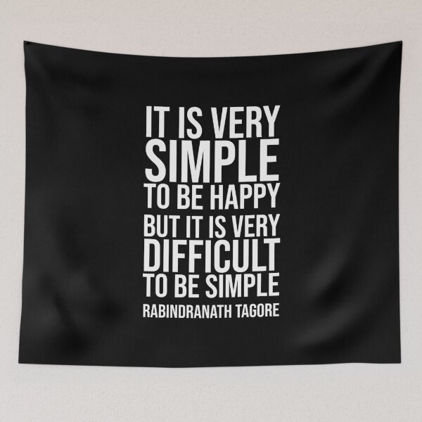 Item preview, Be Happy - Tagore Quote designed and sold by Philippe Derungs.