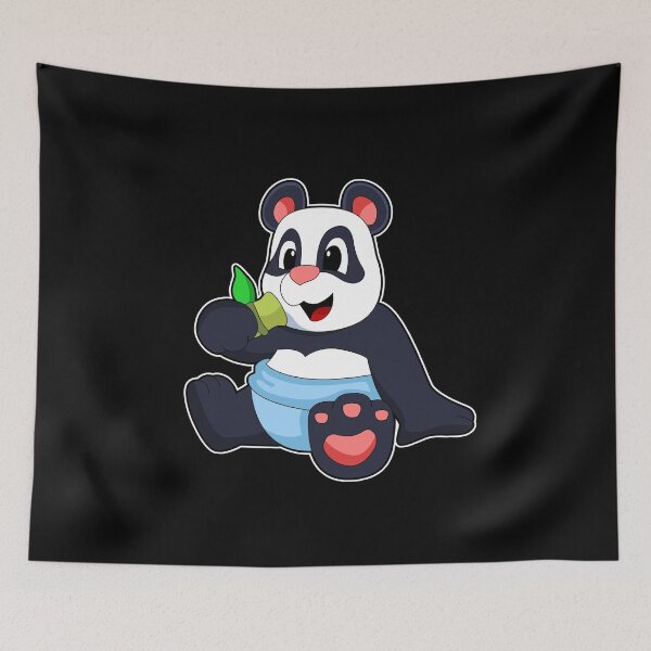 Item preview, Panda as Baby with Bambus designed and sold by Snabdesign84.