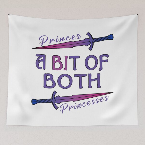 Item preview, Bisexual Trickster Princes and Princesses  “A Bit of Both” designed and sold by MinaMonsterMash.