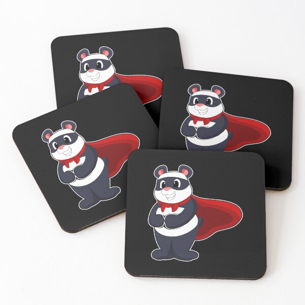 Item preview, Panda as Hero with Mask & Cape designed and sold by Snabdesign84.