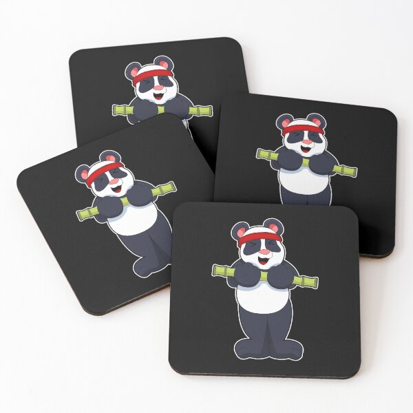 Item preview, Panda at Work out with Bamboo Weight designed and sold by Snabdesign84.