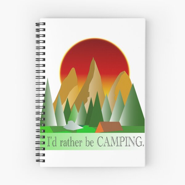 Item preview, I'd Rather Be Camping designed and sold by EdwardMonet.