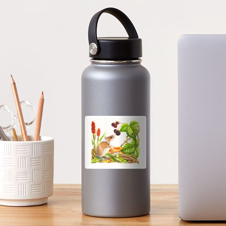 Wood Mouse Sticker