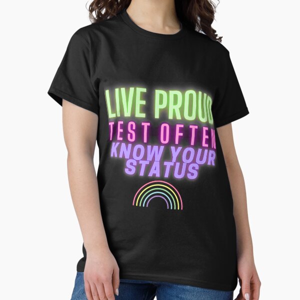 Item preview, Neon Pride Hiv Testing Hiv Sti T-ShirtNeon Pride designed and sold by HaReves.