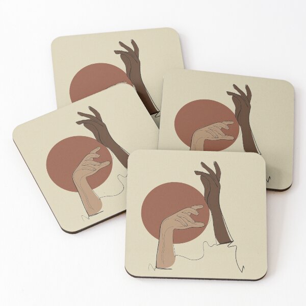 Item preview, Brown and Black Magical Hands designed and sold by ebzil studio.