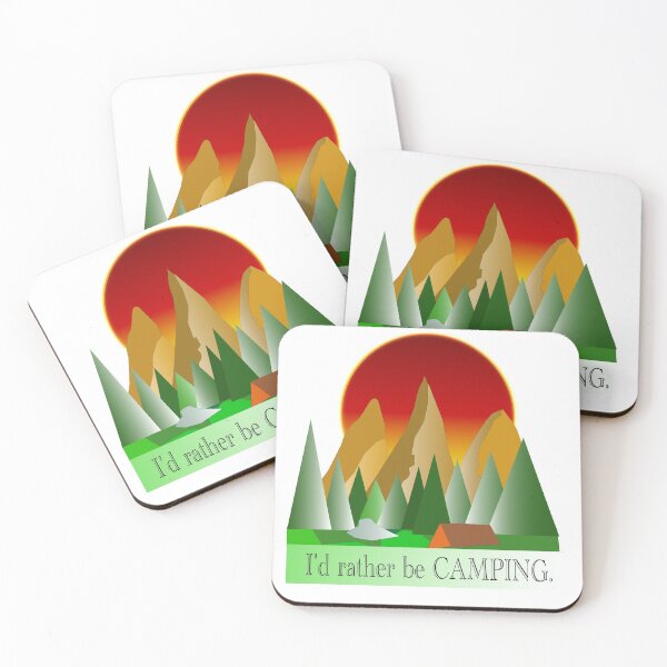 Item preview, I'd Rather Be Camping designed and sold by EdwardMonet.