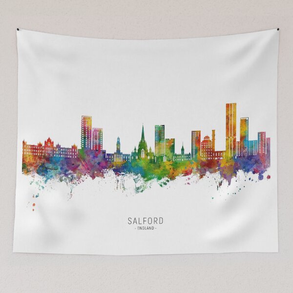 Item preview, Salford England Skyline designed and sold by ArtPrints.