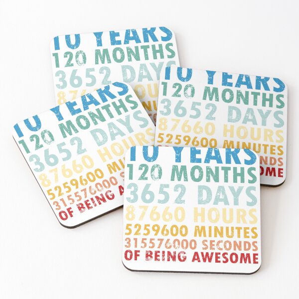 Item preview, 10th Birthday Shirt / Birthday Countdown Of Being Awesome / Ten Birthday / 10 Years Old / Girls and Boys Classic designed and sold by SaltacocoteRD.