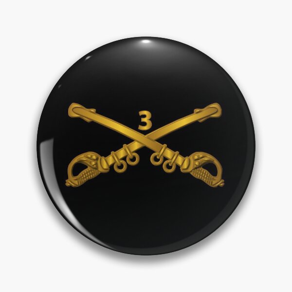 Item preview, Army - 3rd Cavalry Branch wo Txt designed and sold by Military Insignia Products.