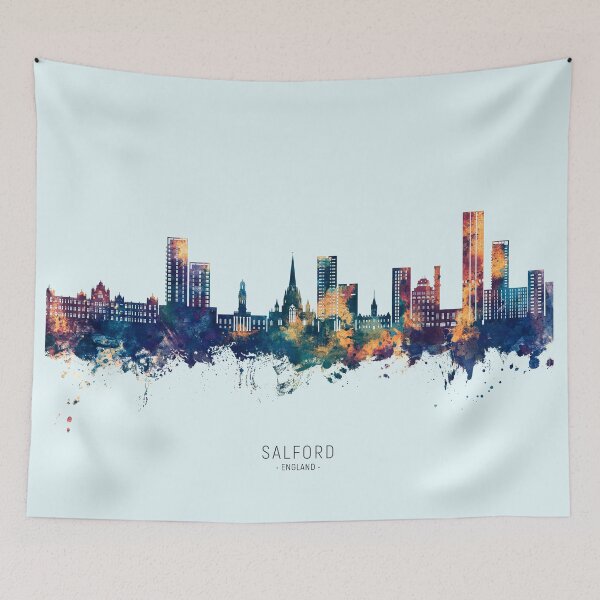 Item preview, Salford England Skyline designed and sold by ArtPrints.