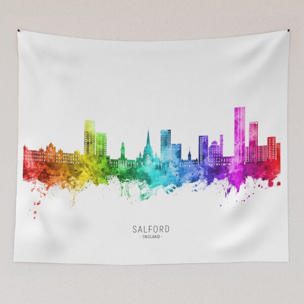 Item preview, Salford England Skyline designed and sold by ArtPrints.