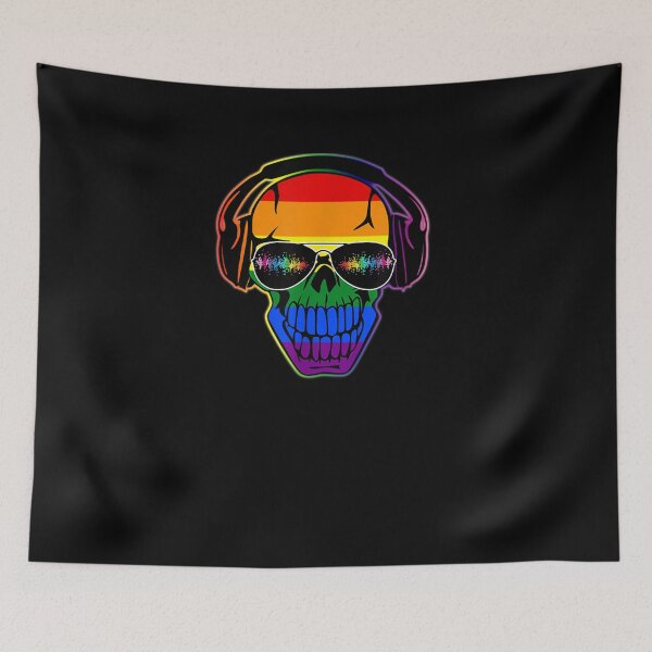 Item preview, Skull Gay Pride Lgbtqia Gay Lesbian Lgbtq Pride  designed and sold by avareid3.