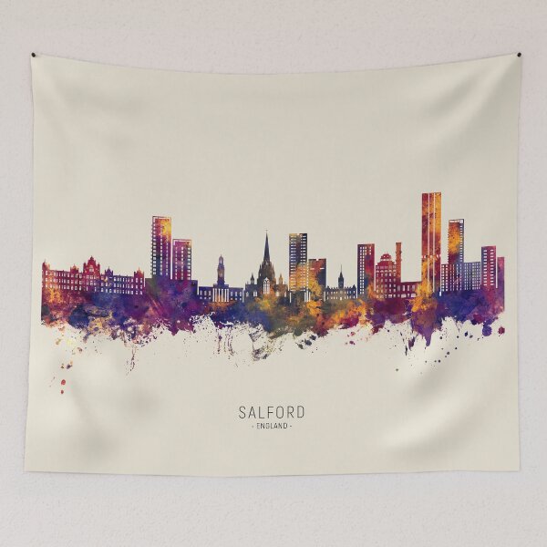 Item preview, Salford England Skyline designed and sold by ArtPrints.