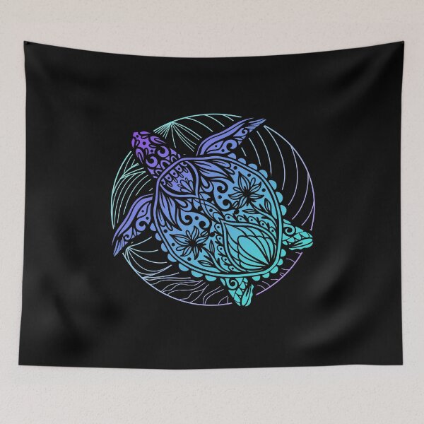 Item preview, Turtle Mandala Diver Surfer designed and sold by MooonTees.