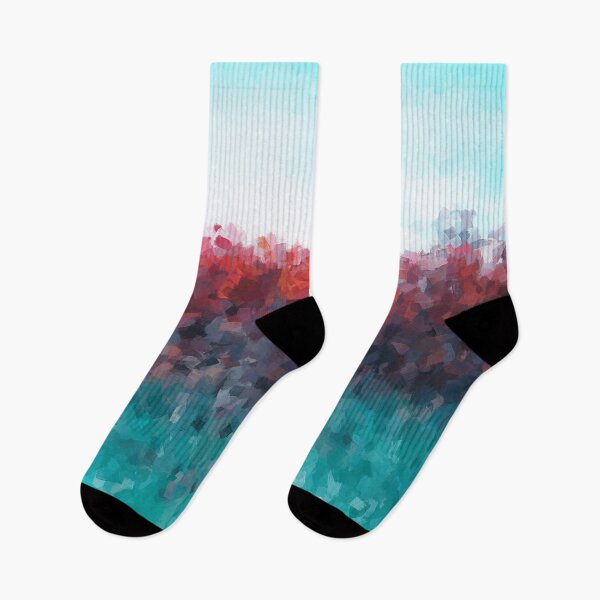 Item preview, red and blue artsy background designed and sold by shokA Design.