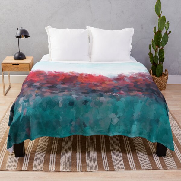 Item preview, red and blue artsy background designed and sold by shokA Design.