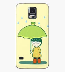 Frosch Regenschirm Hülle & Klebefolie für Samsung Galaxy