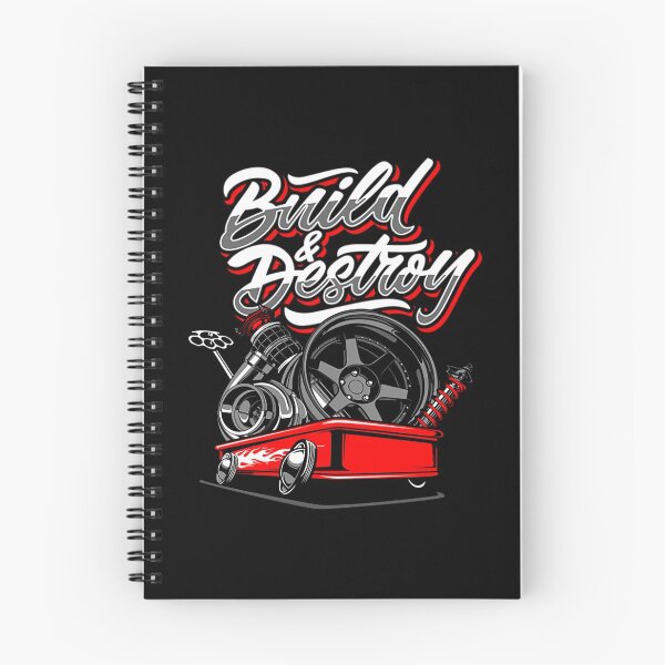 Artikelvorschau, Tuner Race Car T-ShirtBuild and Destroy entworfen und verkauft von HaReves.