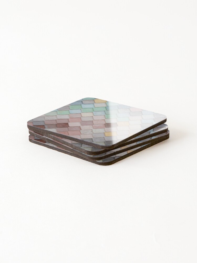 Thumbnail 4 of 5, Coasters (Set of 4), Color Scales designed and sold by RissaDD.