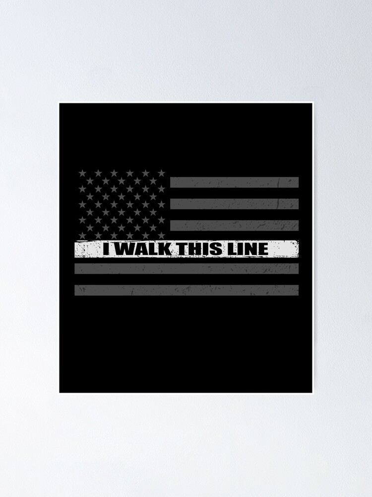 Corrections Officer Thin Silver Line Flag Hoodie Poster For Sale By Cloyannett Redbubble 8236