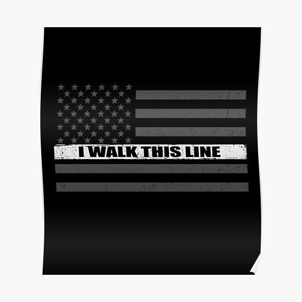 Corrections Officer Thin Silver Line Flag Hoodie Poster For Sale By Cloyannett Redbubble 9783