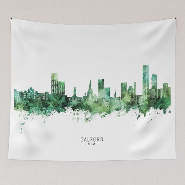 Item preview, Salford England Skyline designed and sold by ArtPrints.