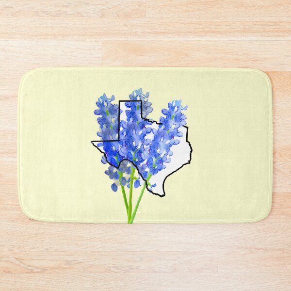 Item preview, Texas State Outline with Bluebell designed and sold by girljohnny.