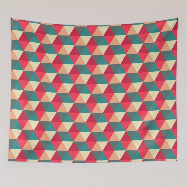Artikelvorschau, Rosa sechseckiges Retro-Muster entworfen und verkauft von CutieBlue.