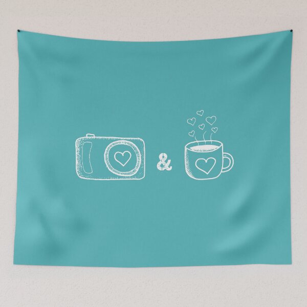 Item preview, All I need is coffee and my camera - minimalist design  designed and sold by Fatamimosh.