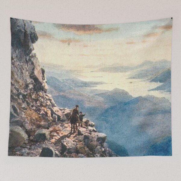 Item preview, Vintage Illustration of Ben Nevis, looking west designed and sold by yourscotland.