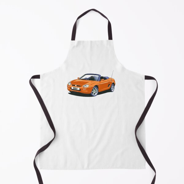 Item preview, MG Rover MGF car in Volcano orange designed and sold by Webazoot Industries - Car Art.