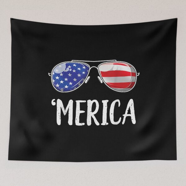 Item preview, 'MERICA Flag Sunglasses (bb) designed and sold by Amon Ferg.