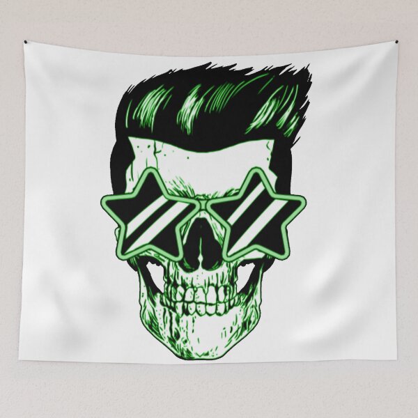 Item preview,  Music Skull With Star Sunglasses designed and sold by TeesFashion.