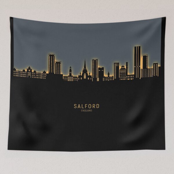 Item preview, Salford England Skyline designed and sold by ArtPrints.