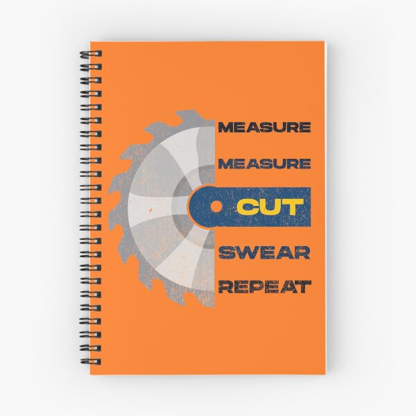 Item preview, Measure measure cut swear repeat, vintage dark text, funny woodworking, perfect for woodworkers, carpentry woodworker, repeat woodworking, forest worker designed and sold by SGS-.