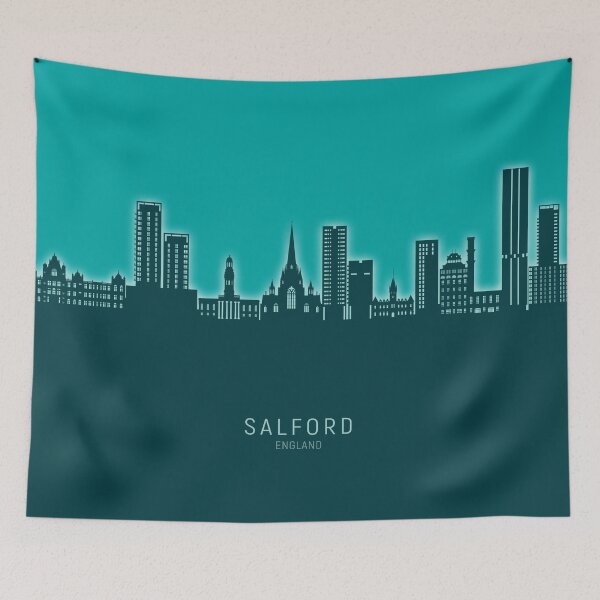 Item preview, Salford England Skyline designed and sold by ArtPrints.