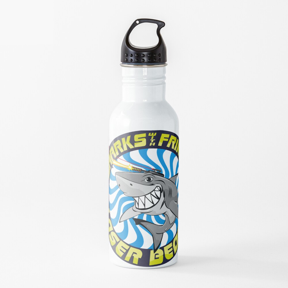 Sharks with Frikkin Laser beams Water Bottle