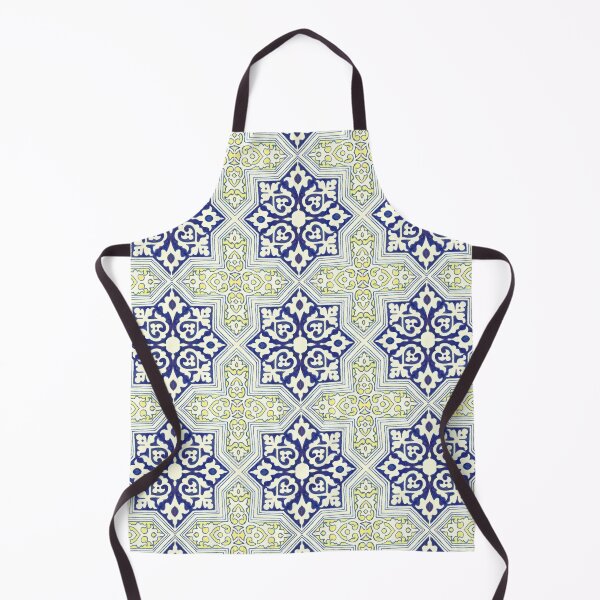 Item preview, Paving For Success Blue Yellow 17th Century Tile Pomegranate Pattern Original designed and sold by SpiritGifts.
