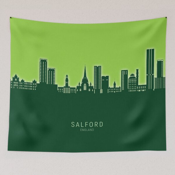 Item preview, Salford England Skyline designed and sold by ArtPrints.