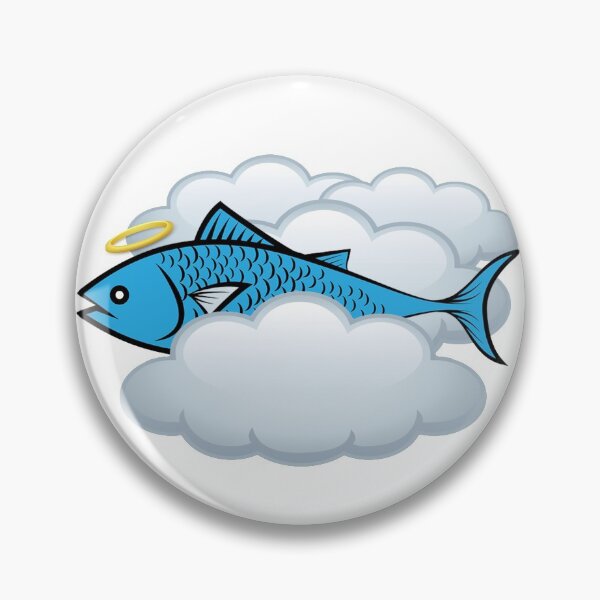 Item preview, Holy Mackerel - Fish in the Clouds designed and sold by sonnytyphoon.