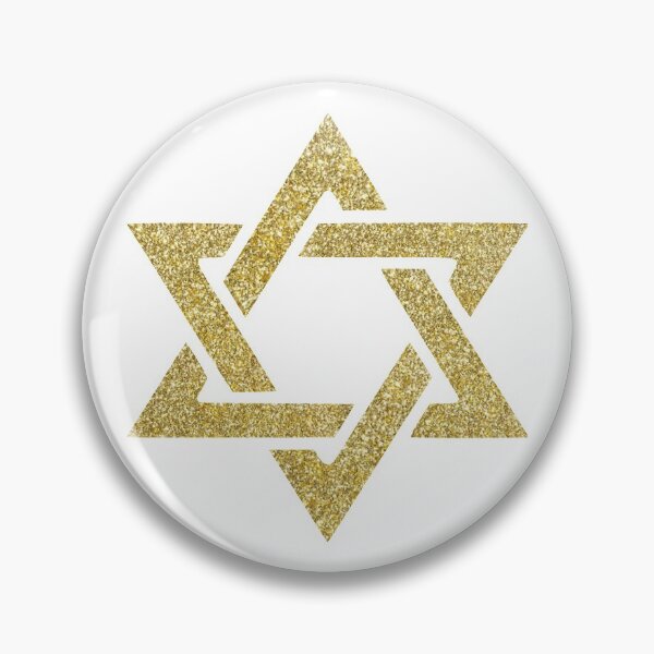Item preview, Jewish Star in Gold Glitter designed and sold by JoBella-Designs.
