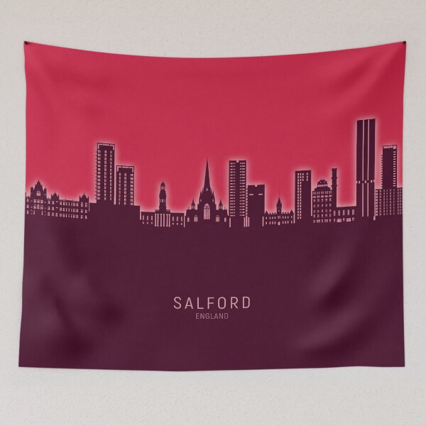 Item preview, Salford England Skyline designed and sold by ArtPrints.